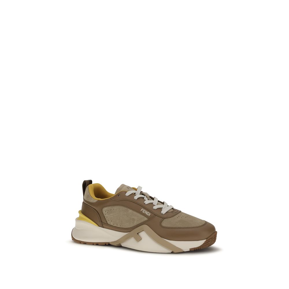 Fendi Multicolor Calf Leather Bos Taurus Athletic Sneakers - HBPS Beauty & Fashion