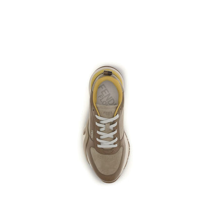 Fendi Multicolor Calf Leather Bos Taurus Athletic Sneakers - HBPS Beauty & Fashion