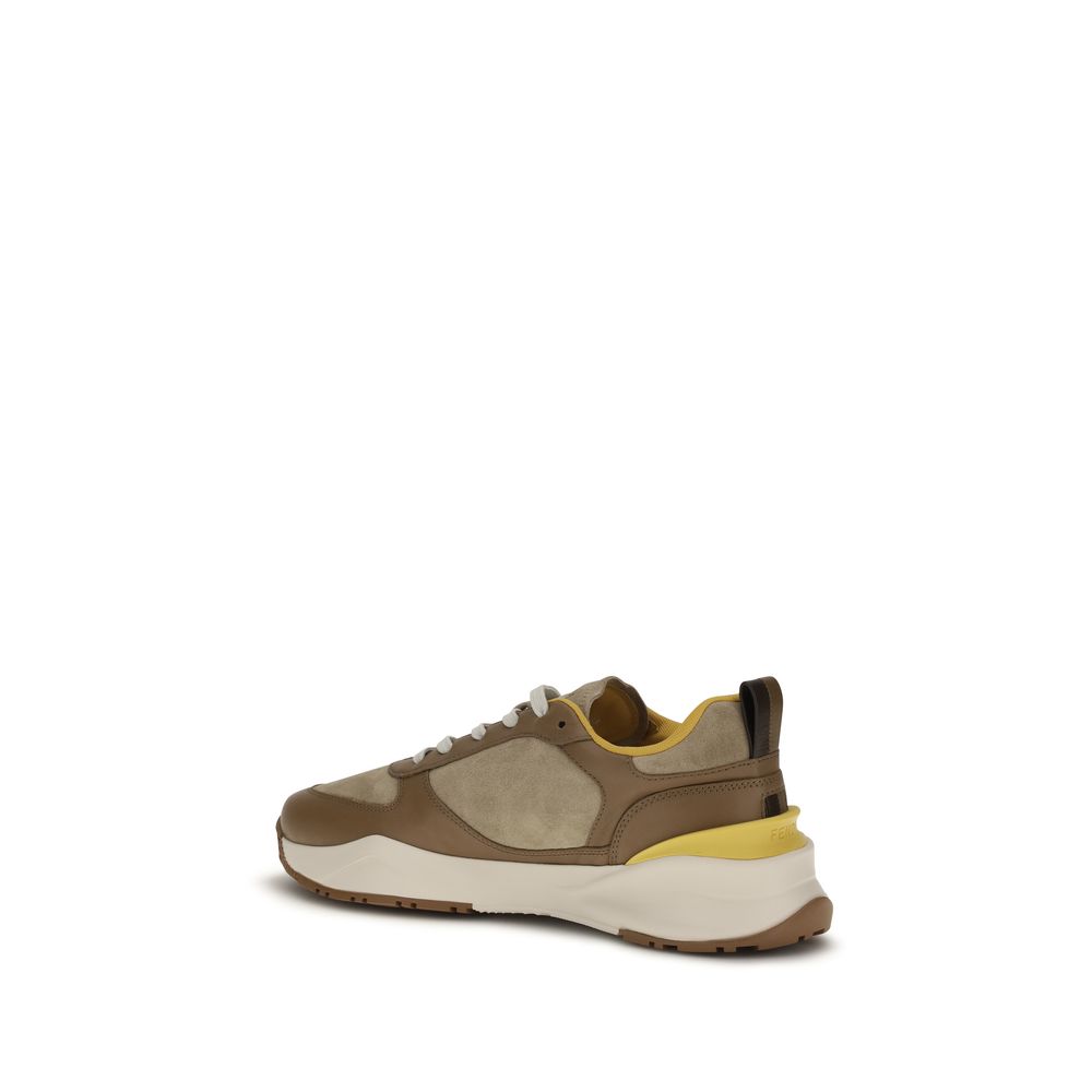 Fendi Multicolor Calf Leather Bos Taurus Athletic Sneakers - HBPS Beauty & Fashion
