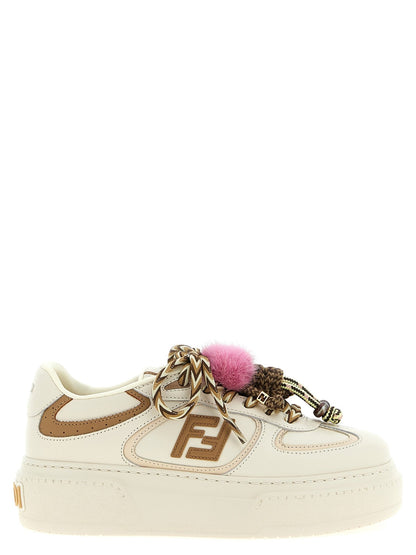 Fendi Multicolor Calfskin Platform Sneakers - HBPS Beauty & Fashion