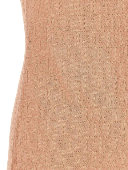 Fendi Multicolor Cotton Short Dress - HBPS Beauty & Fashion