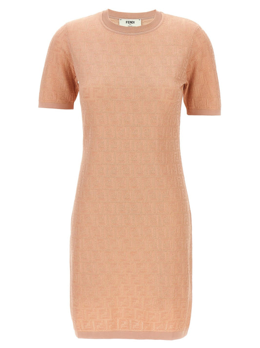 Fendi Multicolor Cotton Short Dress - HBPS Beauty & Fashion