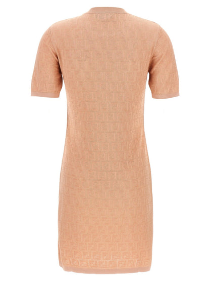 Fendi Multicolor Cotton Short Dress - HBPS Beauty & Fashion