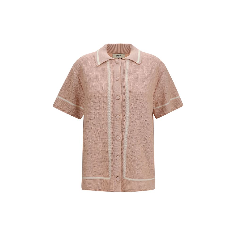 Fendi Multicolor Cotton Shortsleeve Shirt - HBPS Beauty & Fashion