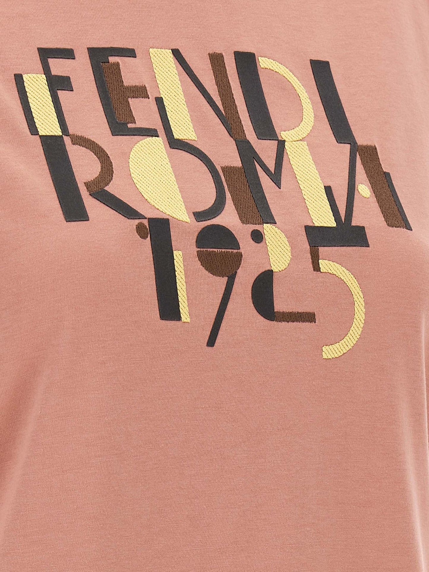 Fendi Multicolor Cotton T-Shirt - HBPS Beauty & Fashion
