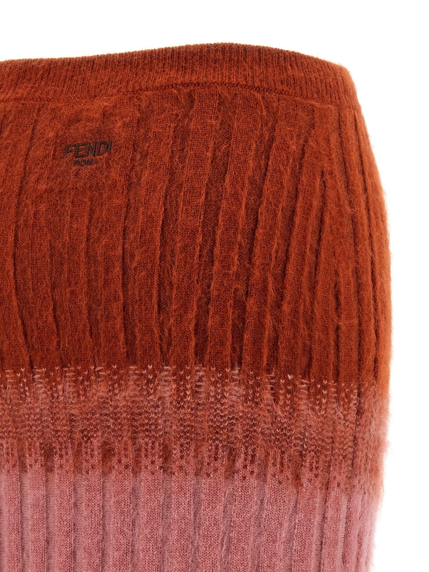 Fendi Multicolor Wool Midi Skirt - HBPS Beauty & Fashion