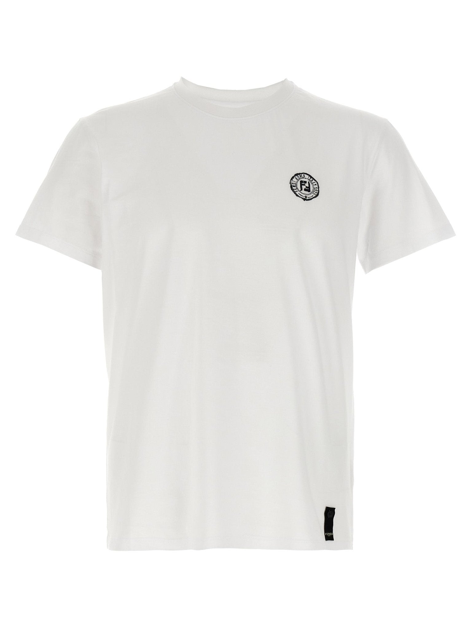 Fendi White Cotton T-Shirt - HBPS Beauty & Fashion