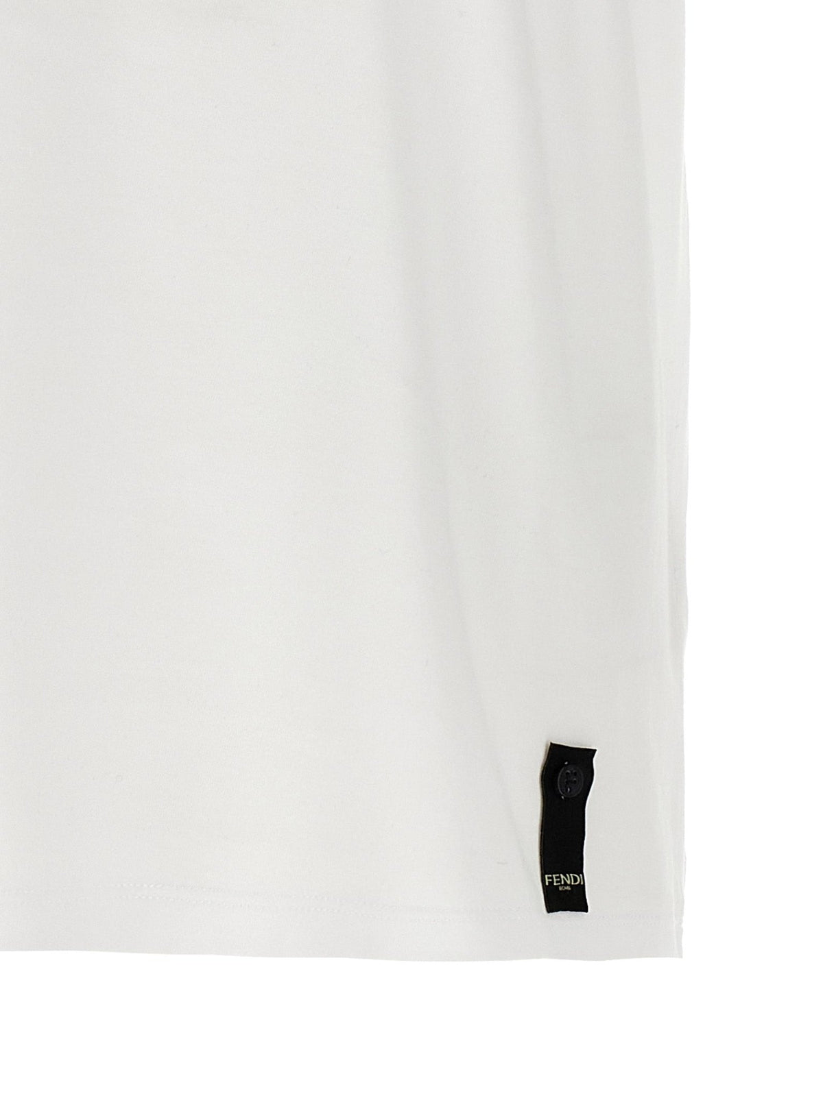 Fendi White Cotton T-Shirt - HBPS Beauty & Fashion