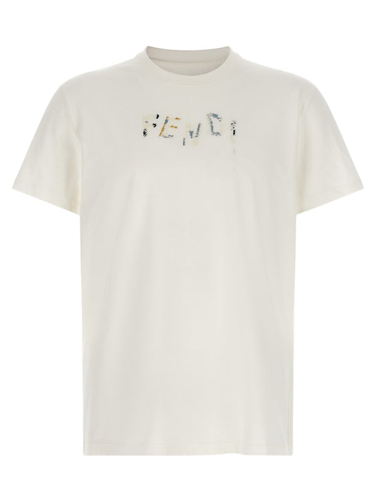 Fendi White Cotton T-Shirt - HBPS Beauty & Fashion