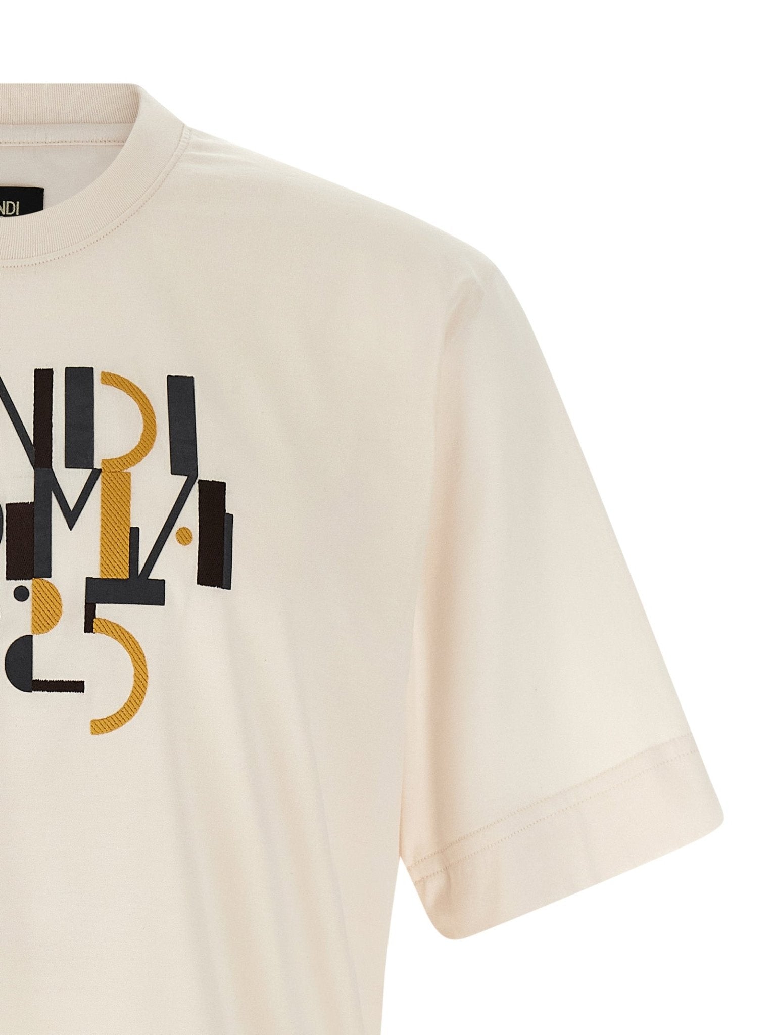 Fendi White Cotton T-Shirt - HBPS Beauty & Fashion