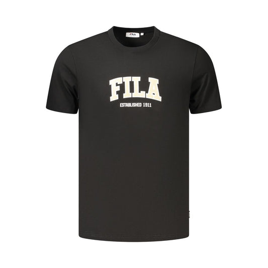 Fila Black Cotton Men's T-Shirt - HBPS Beauty & Fashion