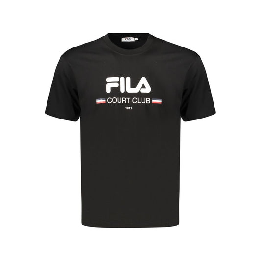 Fila Black Cotton Men's T-Shirt - HBPS Beauty & Fashion