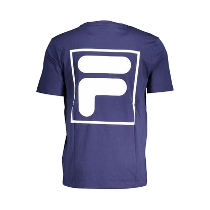 Fila Blue Cotton Men T-Shirt - HBPS Beauty & Fashion