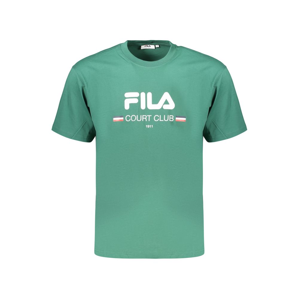 Fila Green Cotton Men's T-Shirt - HBPS Beauty & Fashion