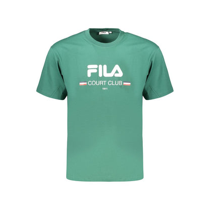 Fila Green Cotton Men's T-Shirt - HBPS Beauty & Fashion