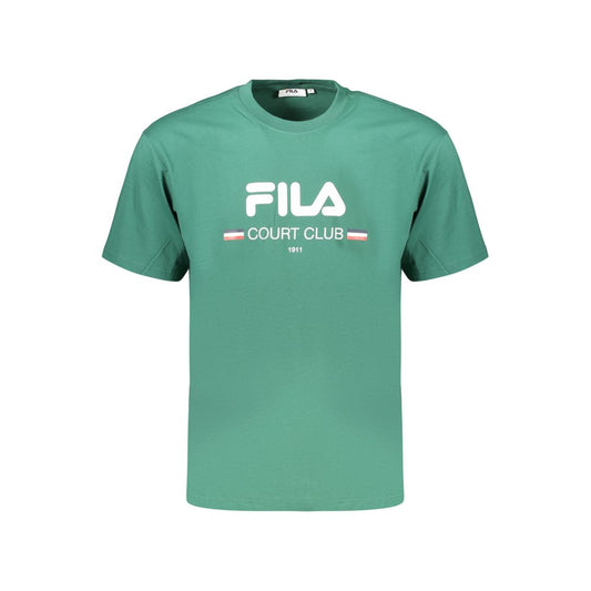 Fila Green Cotton Men's T-Shirt - HBPS Beauty & Fashion