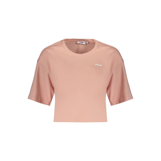 Fila Pink Cotton Women's T-Shirt - HBPS Beauty & Fashion