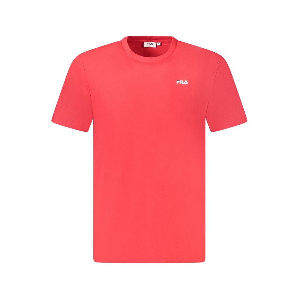 Fila Red Cotton Men T-Shirt - HBPS Beauty & Fashion