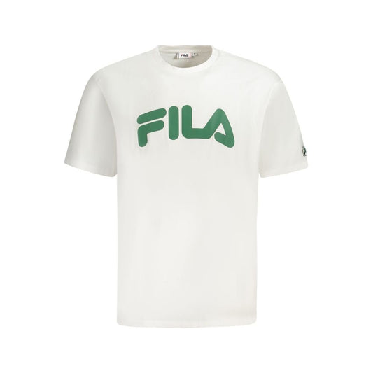 Fila White Cotton Men T-Shirt - HBPS Beauty & Fashion
