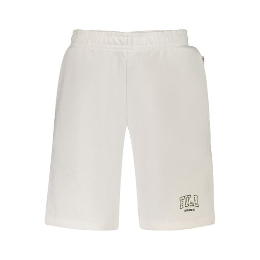 Fila White Cotton Mens Pants - HBPS Beauty & Fashion