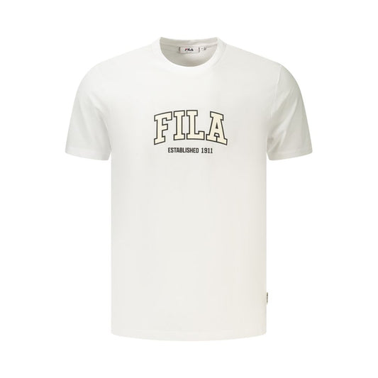 Fila White Cotton Men's T-Shirt - HBPS Beauty & Fashion