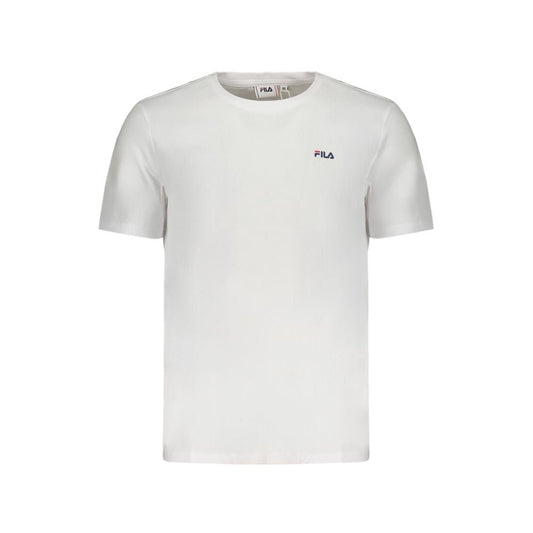 Fila White Organic Cotton Men's T-Shirt - HBPS Beauty & Fashion