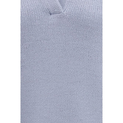 Gabriela Hearst Blue Cashmere Polo Shirt - HBPS Beauty & Fashion