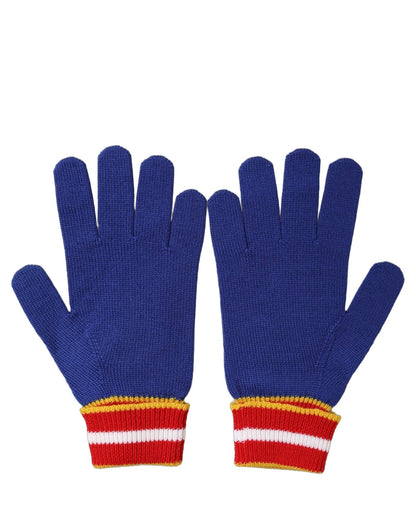 Gants Dolce & Gabbana homme en laine vierge bleu – LB30328 - HBPS Beauty & Fashion