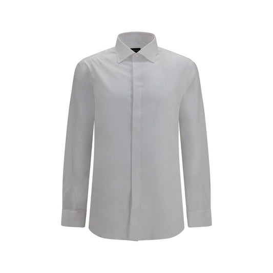 Giorgio Armani White Cotton Dress Shirt - HBPS Beauty & Fashion