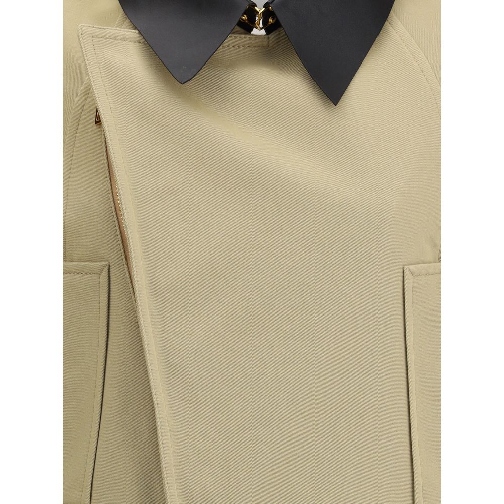 Givenchy Beige Cotton Leather Jacket - HBPS Beauty & Fashion