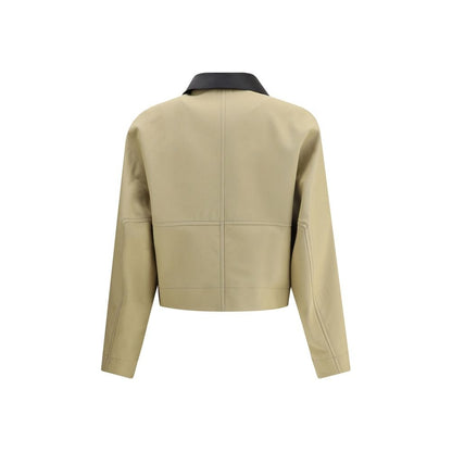 Givenchy Beige Cotton Leather Jacket - HBPS Beauty & Fashion