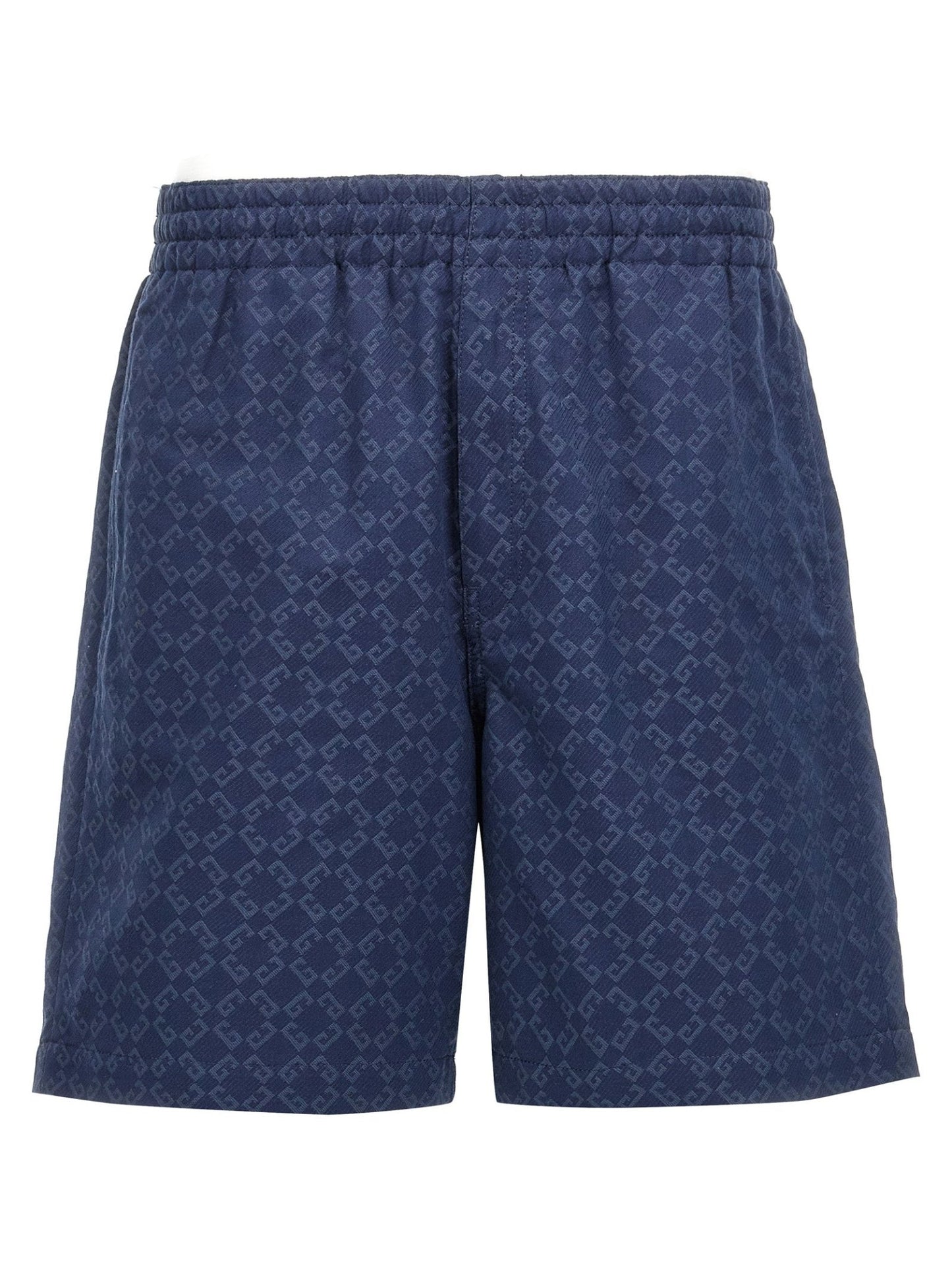 Givenchy Blue Cotton Bermuda Shorts - HBPS Beauty & Fashion