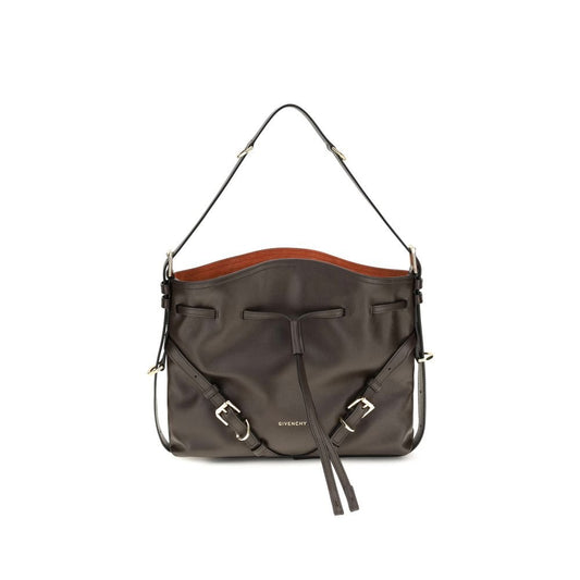 Givenchy Brown Calf Leather Bos Taurus Backet Bag - HBPS Beauty & Fashion