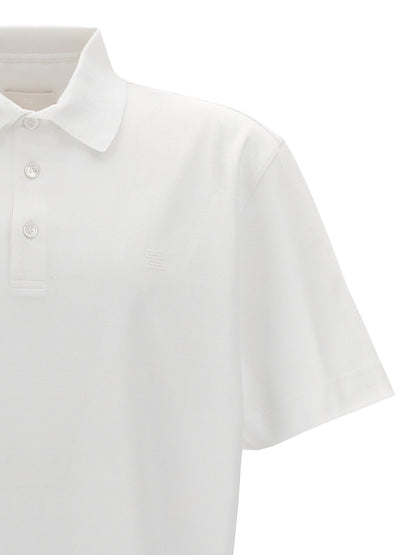Givenchy White Cotton Polo Shirt - HBPS Beauty & Fashion