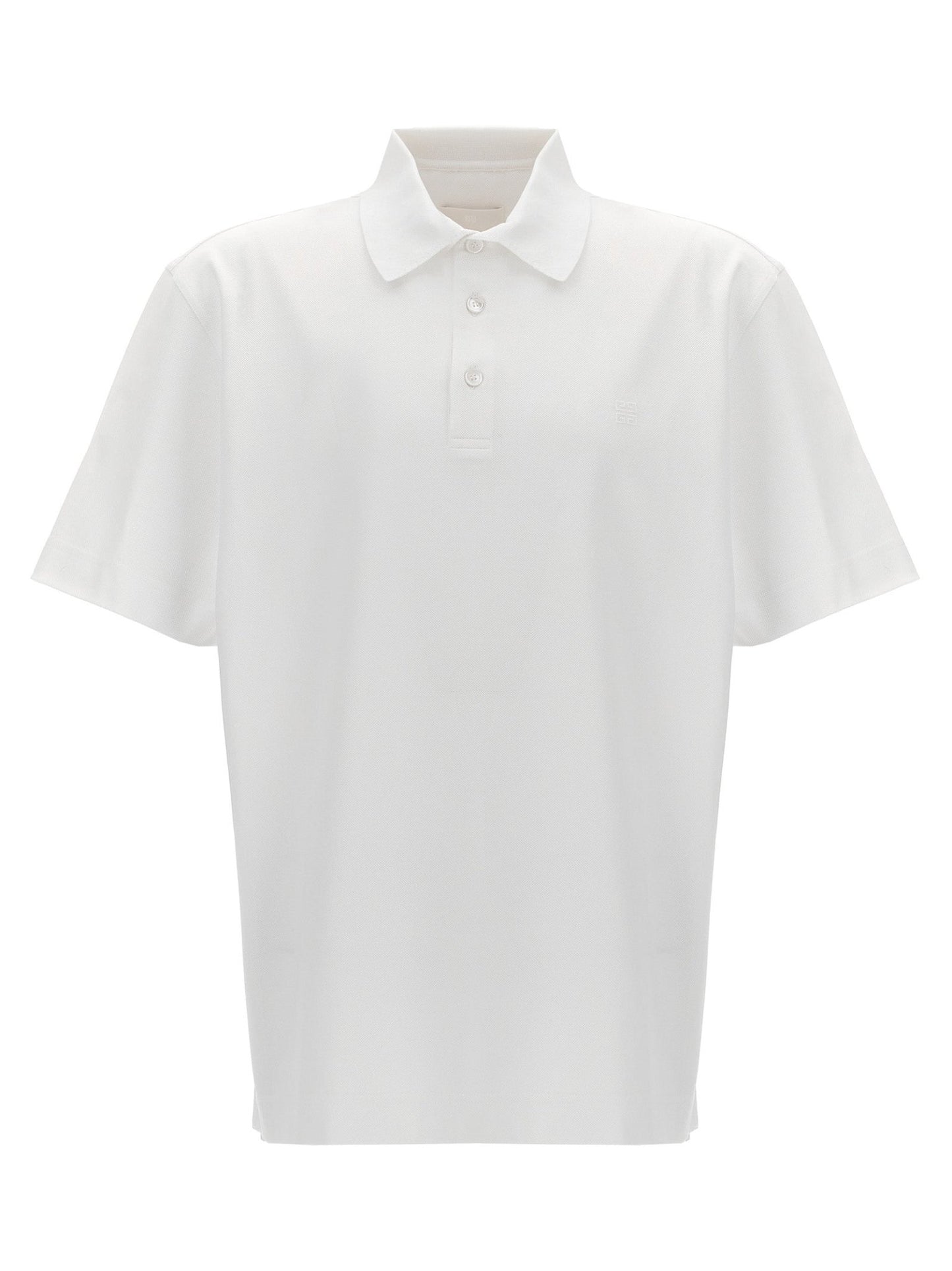 Givenchy White Cotton Polo Shirt - HBPS Beauty & Fashion