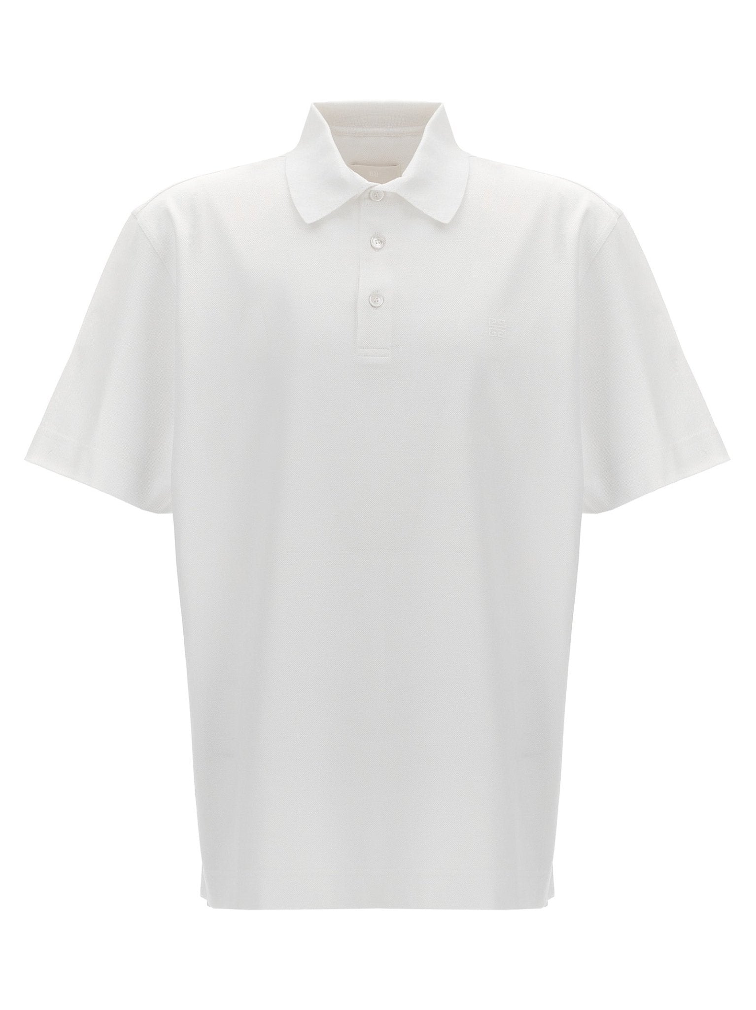 Givenchy White Cotton Polo Shirt - HBPS Beauty & Fashion