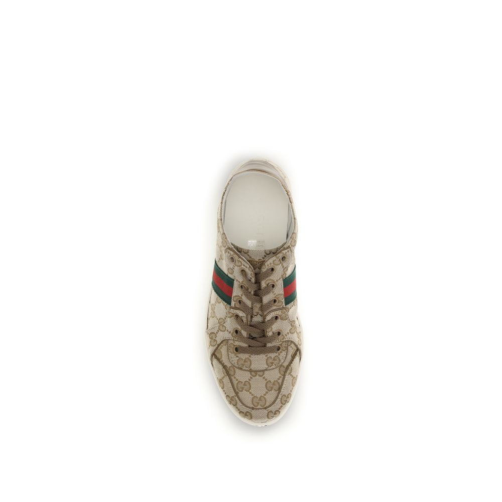 Gucci Beige Fabric Athletic Sneakers - HBPS Beauty & Fashion