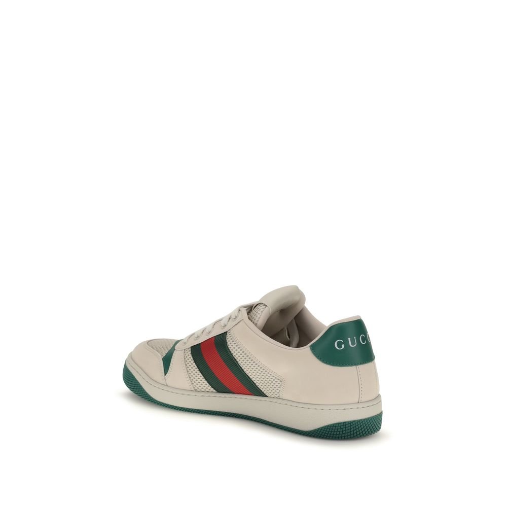 Gucci Beige Polyester Athletic Sneakers - HBPS Beauty & Fashion
