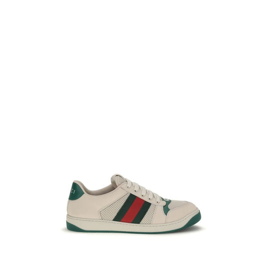 Gucci Beige Polyester Athletic Sneakers - HBPS Beauty & Fashion