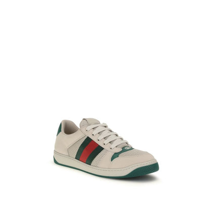 Gucci Beige Polyester Athletic Sneakers - HBPS Beauty & Fashion