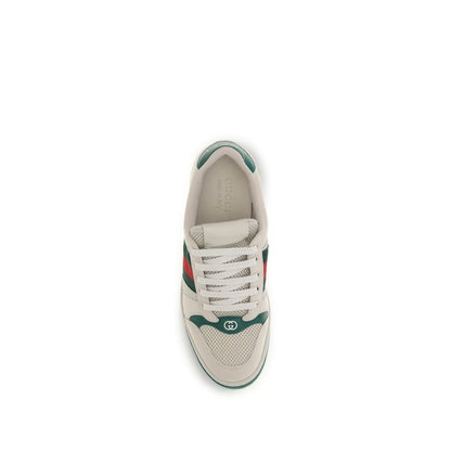 Gucci Beige Polyester Athletic Sneakers - HBPS Beauty & Fashion