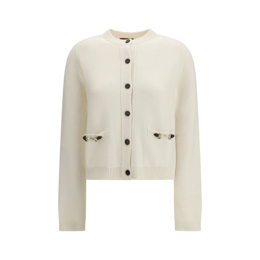 Gucci Beige Wool Cardigan - HBPS Beauty & Fashion