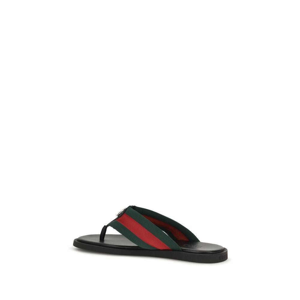 Gucci Black Polyamide Flip-Flop Sandals - HBPS Beauty & Fashion