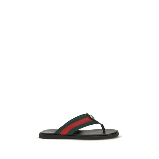 Gucci Black Polyamide Flip-Flop Sandals - HBPS Beauty & Fashion