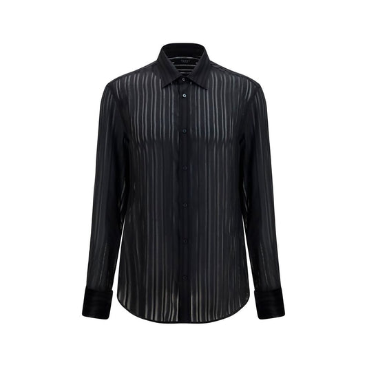 Gucci Black Silk Dress Shirt - HBPS Beauty & Fashion