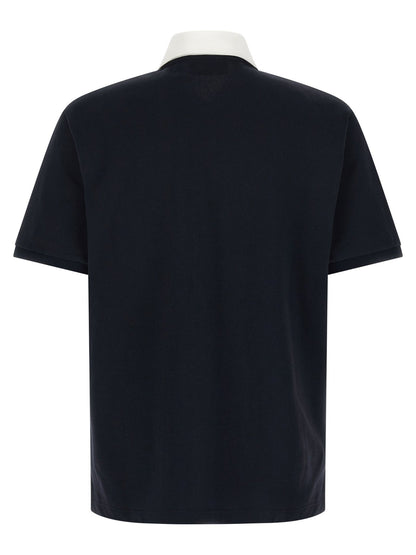Gucci Blue Cotton Polo Shirt - HBPS Beauty & Fashion