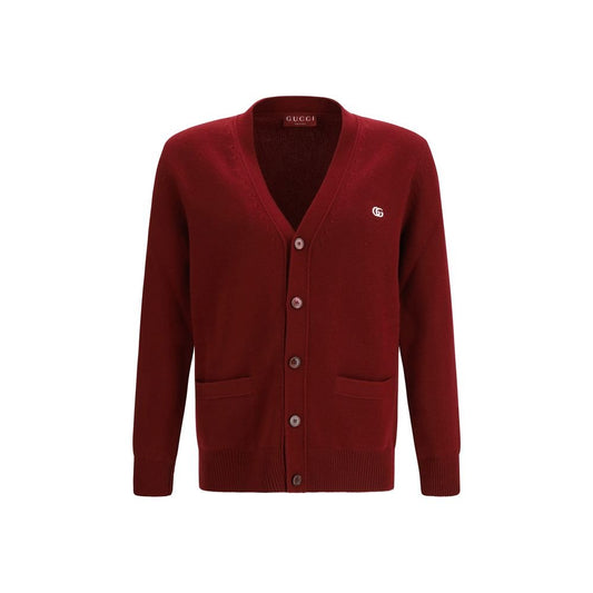 Gucci Bordeaux Wool Cardigan - HBPS Beauty & Fashion