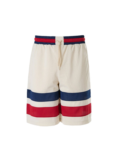 Gucci Cream polyester Logo Shorts - HBPS Beauty & Fashion