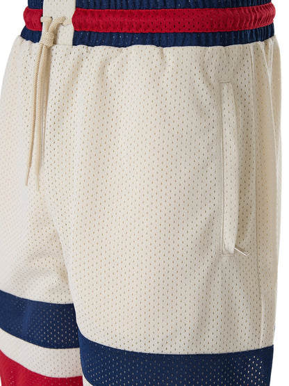 Gucci Cream polyester Logo Shorts - HBPS Beauty & Fashion