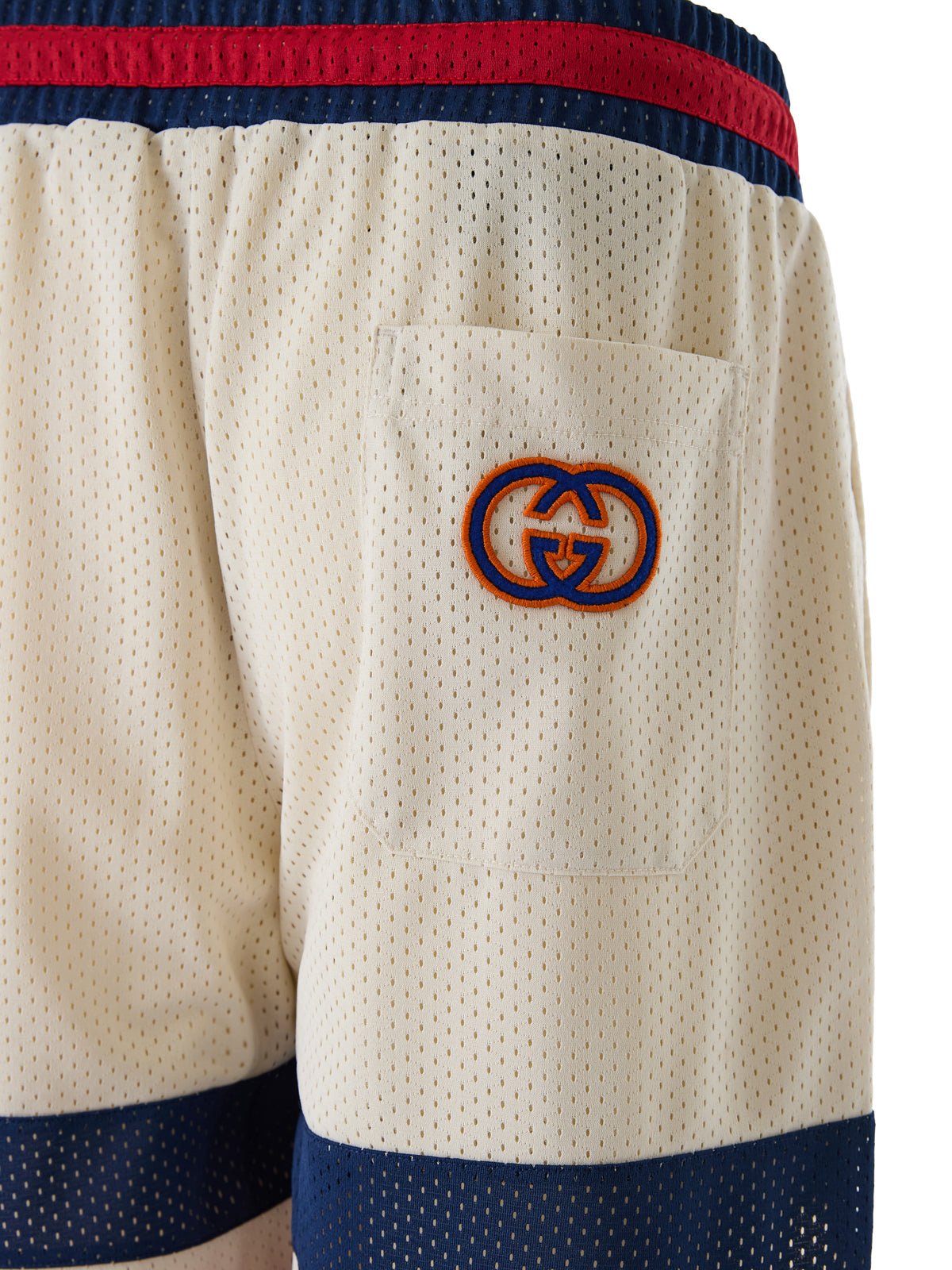 Gucci Cream polyester Logo Shorts - HBPS Beauty & Fashion